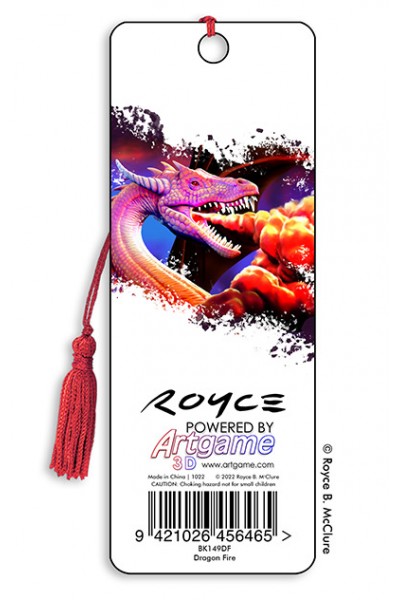 Royce Bookmark - Dragon Fire  (6 Pack)