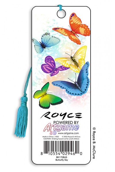 Royce Bookmark - Butterfly Sky (6 Pack)