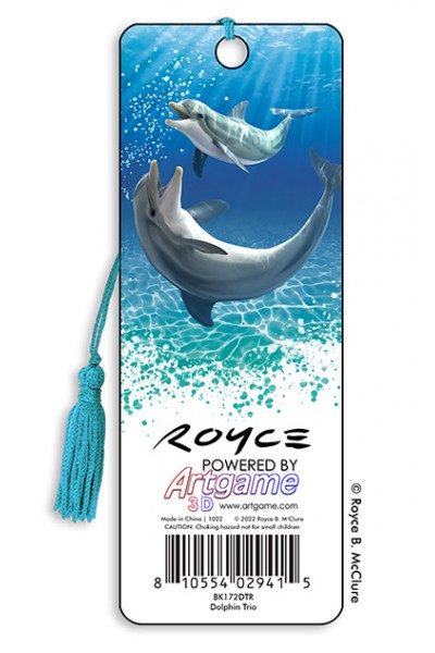 Royce Bookmark - Dolphin Trio (6 Pack)