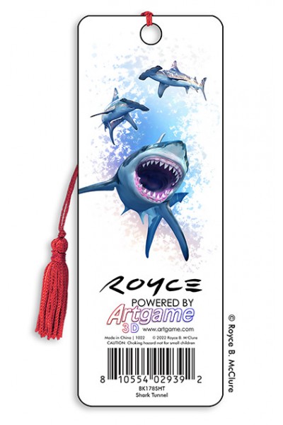 Royce Bookmark - Shark Tunnel  (6 Pack)