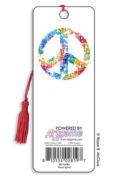 Artgame Bookmark - Peace Spiral (6 Pack)