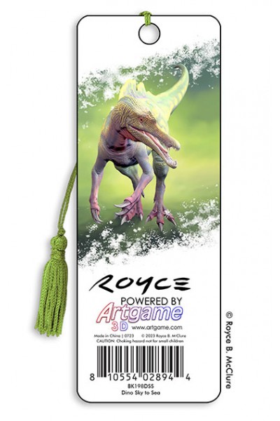 Royce Bookmark - Dino Sky to Sea  (6 Pack)