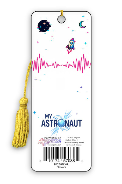 My Astronaut Bookmark - Flowers (6 Pack)