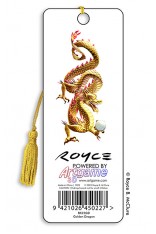 Royce Bookmark - Golden Dragon (6 Pack)