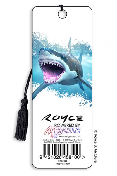 Royce Bookmark - Leaping Shark (6 Pack)