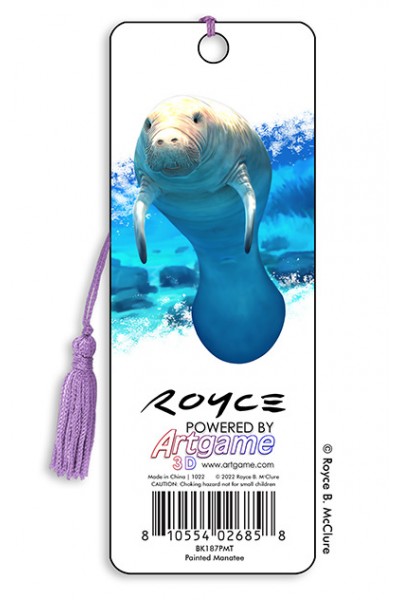 Royce Bookmark - Painted Manatee (6 Pack)