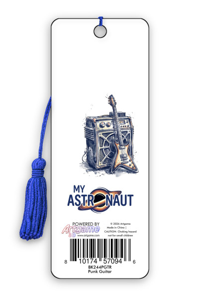 My Astronaut Bookmark - Punk Guitar (6 Pack)