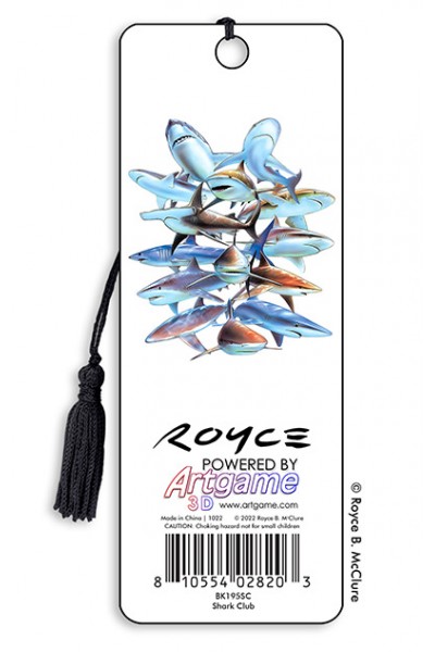 Royce Bookmark - Shark Club (6 Pack)