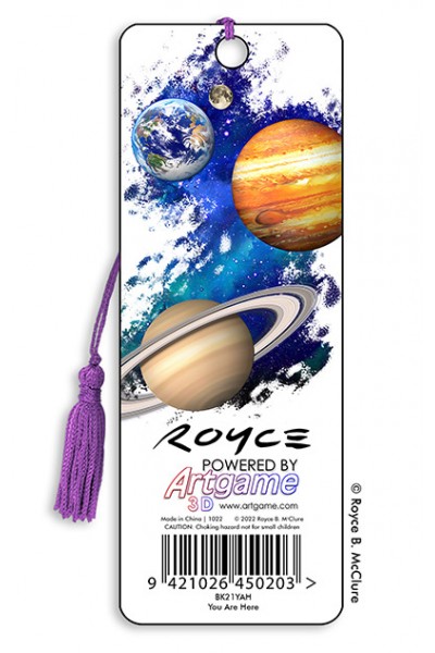 Royce Bookmark - You Are Here (6 Pack)