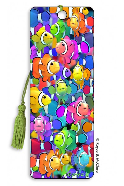 Royce Bookmark - Colorful Clownfish (6 Pack)