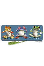 Royce Bookmark - No Evil frogs (6 Pack)