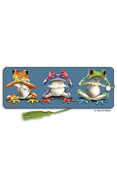 Royce Bookmark - No Evil frogs (6 Pack)