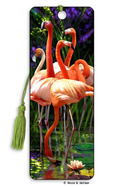Royce Bookmark - Flamingos (6 Pack)