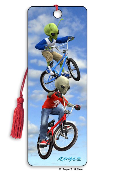 Royce Bookmark - Grey vs Green: BMX (6 Pack)