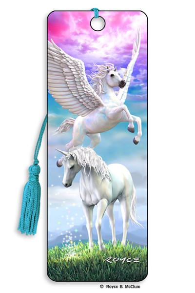 Royce Bookmark - Pegasus and Unicorn (6 Pack)