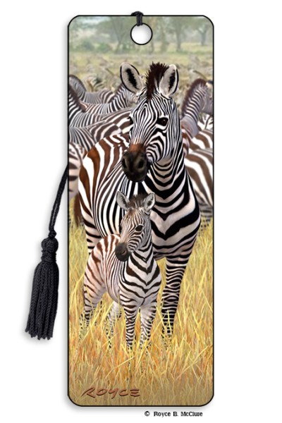 Royce Bookmark - Zebras (6 Pack)