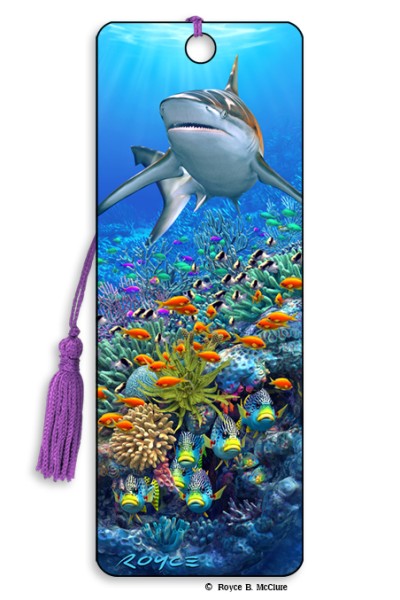 Royce Bookmark - Reef Shark (6 Pack)