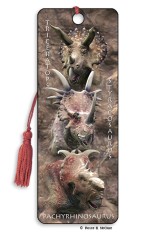 Royce Bookmark - Tri-Ceratops (6 Pack)