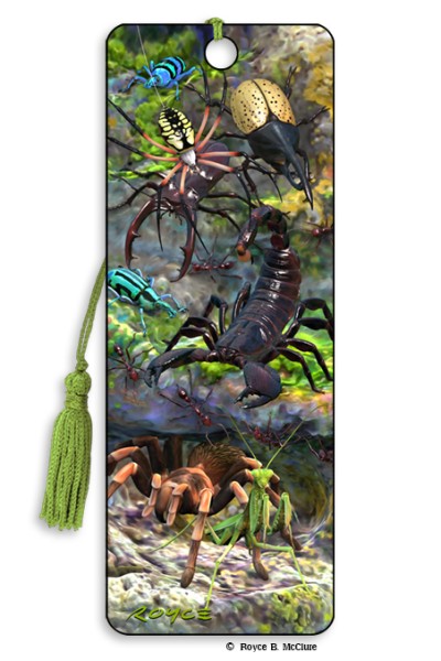 Royce Bookmark - Creepy Crawlies  (6 Pack)