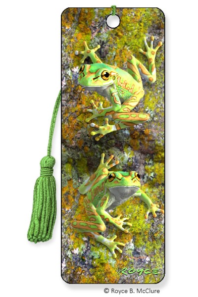 Royce Bookmark - Bell Frogs  (6 Pack)