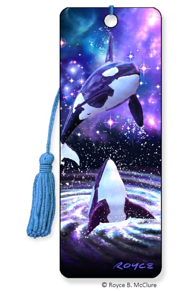 Royce Bookmark - Space Orcas (6 Pack)