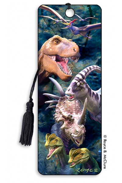 Royce Bookmark - Dinosaurs  (6 Pack)