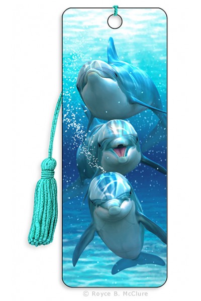 Royce Bookmark - Dolphin Trio (6 Pack)