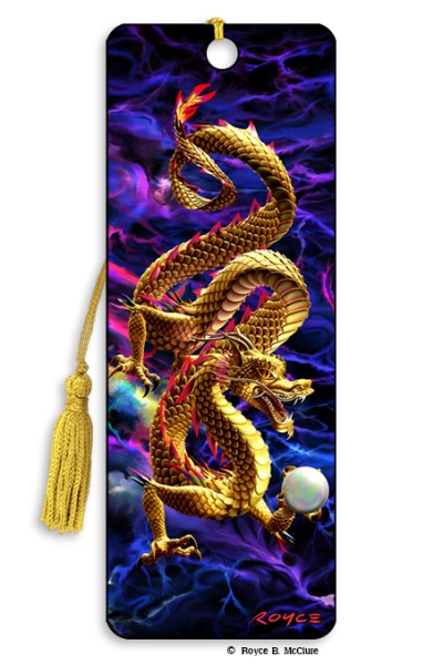 Royce Bookmark - Golden Dragon (6 Pack)