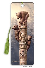 Royce Bookmark - Totem Bears (6 Pack)