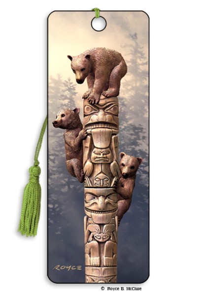 Royce Bookmark - Totem Bears (6 Pack)