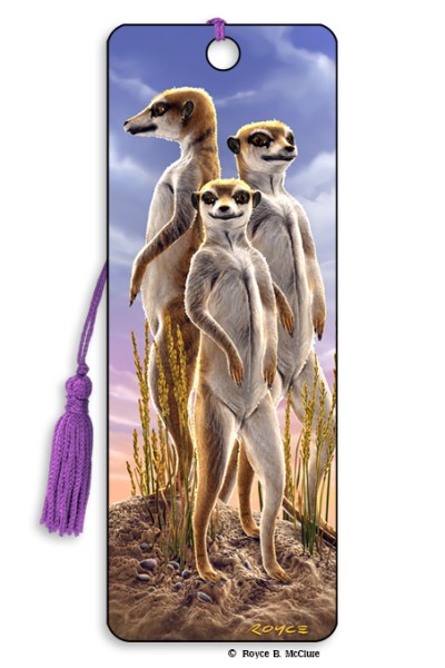 Royce Bookmark - Meerkats (6 Pack)