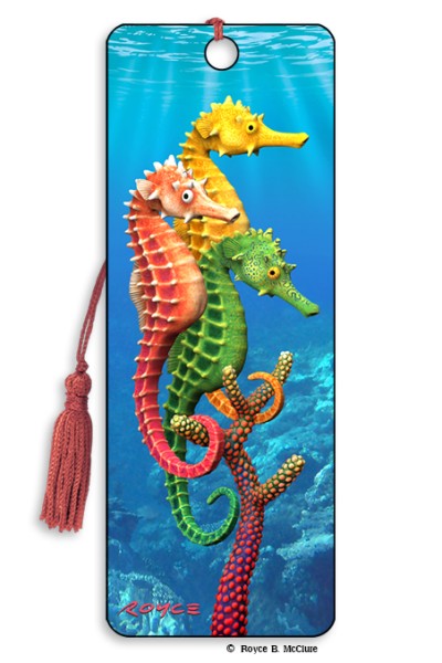 Royce Bookmark - Seahorses (6 Pack)