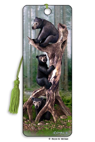 Royce Bookmark - Black Bears  (6 Pack)