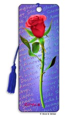 Royce Bookmark - Red Rose (6 Pack)