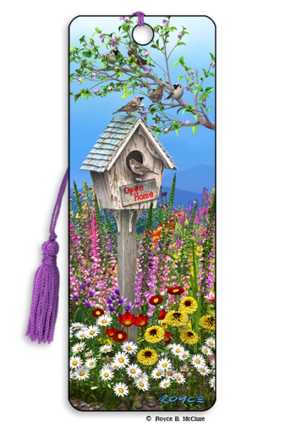 Royce Bookmark - Birdhouse (6 Pack)
