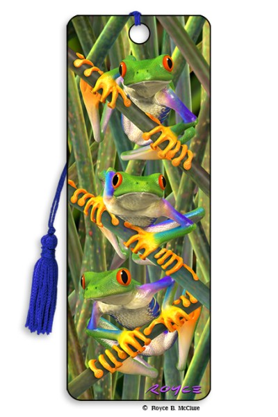 Royce Bookmark - Tree Frogs (6 Pack)