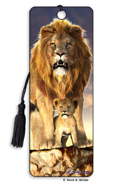 Royce Bookmark - Lion (6 Pack)