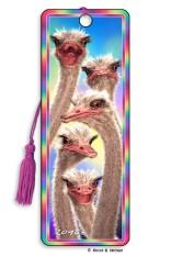 Royce Bookmark - Ostriches (6 Pack)