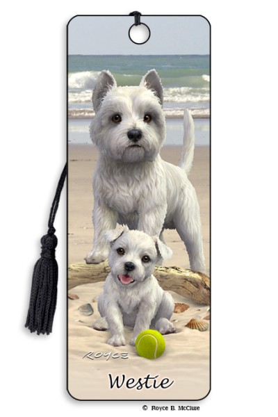 Royce Dog Breed Bookmark - Westie (6 Pack)