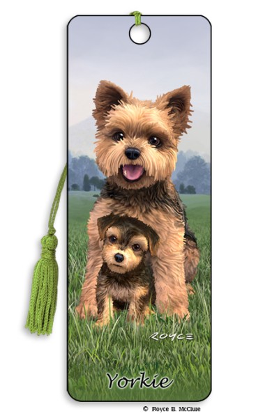 Royce Dog Breed Bookmark - Yorkie (6 Pack)