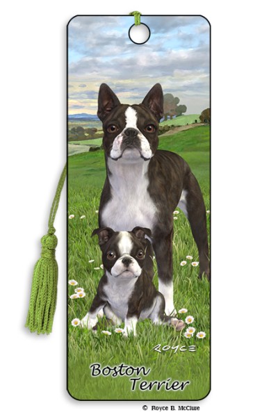 Royce Dog Breed Bookmark - Boston Terrier (6 Pack)