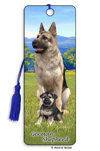 Royce Dog Breed Bookmark - German Shepherd (6 Pack)