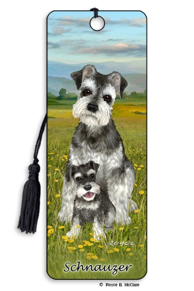 Royce Dog Breed Bookmark - Schnauzer (6 Pack)