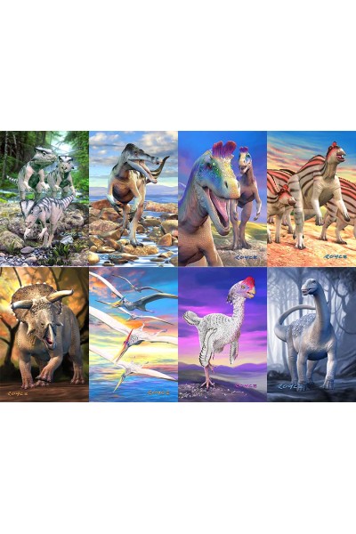 Dinosaur Fact Cards - Green (Each)