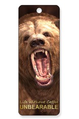 Gift Bookmarks - Grizzly - Life Without Coffee (6 Pack)