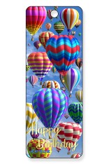 Gift Bookmarks - Hot Air - Happy Birthday (6 Pack)