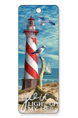 Gift Bookmarks - Lighthouse - You Light Up My Life (6 Pack)