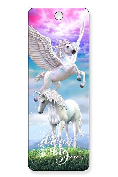Gift Bookmarks - Pegasus and Unicorn - Dream Big (6 Pack)