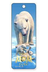 Gift Bookmarks - Polar Bear - Best Mom Ever (6 Pack)