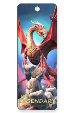 Gift Bookmarks - Red Dragon - Be Legendary (6 Pack)